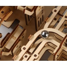 Wooden DIY 3D Marble Run Puzzle Model – Educational Toy