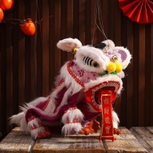 Lion Dance String Puppet – Traditional Handmade Folk Art of Chinese Lion Dancing