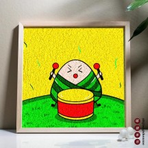 Intangible Cultural Heritage Pulp Handmade Paint-by-Numbers DIY Coloring Kit