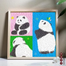 Intangible Cultural Heritage Pulp Handmade Paint-by-Numbers DIY Coloring Kit