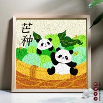 Intangible Cultural Heritage DIY Pulp Painting Ornaments – 24 Solar Terms Handicraft Set