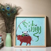 Intangible Cultural Heritage DIY Pulp Painting Ornaments – 24 Solar Terms Handicraft Set