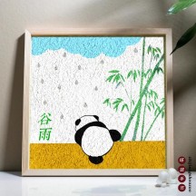 Intangible Cultural Heritage DIY Pulp Painting Ornaments – 24 Solar Terms Handicraft Set