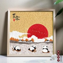Intangible Cultural Heritage DIY Pulp Painting Ornaments – 24 Solar Terms Handicraft Set