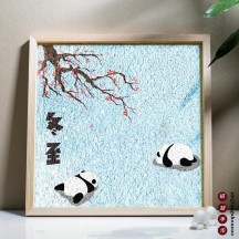 Intangible Cultural Heritage DIY Pulp Painting Ornaments – 24 Solar Terms Handicraft Set