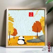 Intangible Cultural Heritage DIY Pulp Painting Ornaments – 24 Solar Terms Handicraft Set