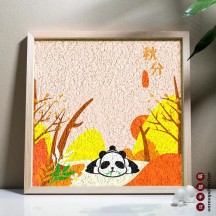 Intangible Cultural Heritage DIY Pulp Painting Ornaments – 24 Solar Terms Handicraft Set