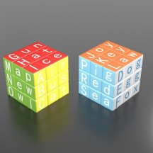 Early Education Literacy Cube – Idiom Learning Assistant Puzzle Toy for Kids