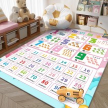Educational Carpet – Cartoon Play Mat and Crawling Mat for Toddlers