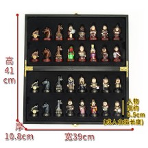 Three Kingdoms 3D Character Chess Set – Creative Chinese-Style Gift