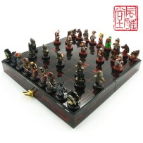 Three Kingdoms 3D Character Chess Set – Creative Chinese-Style Gift
