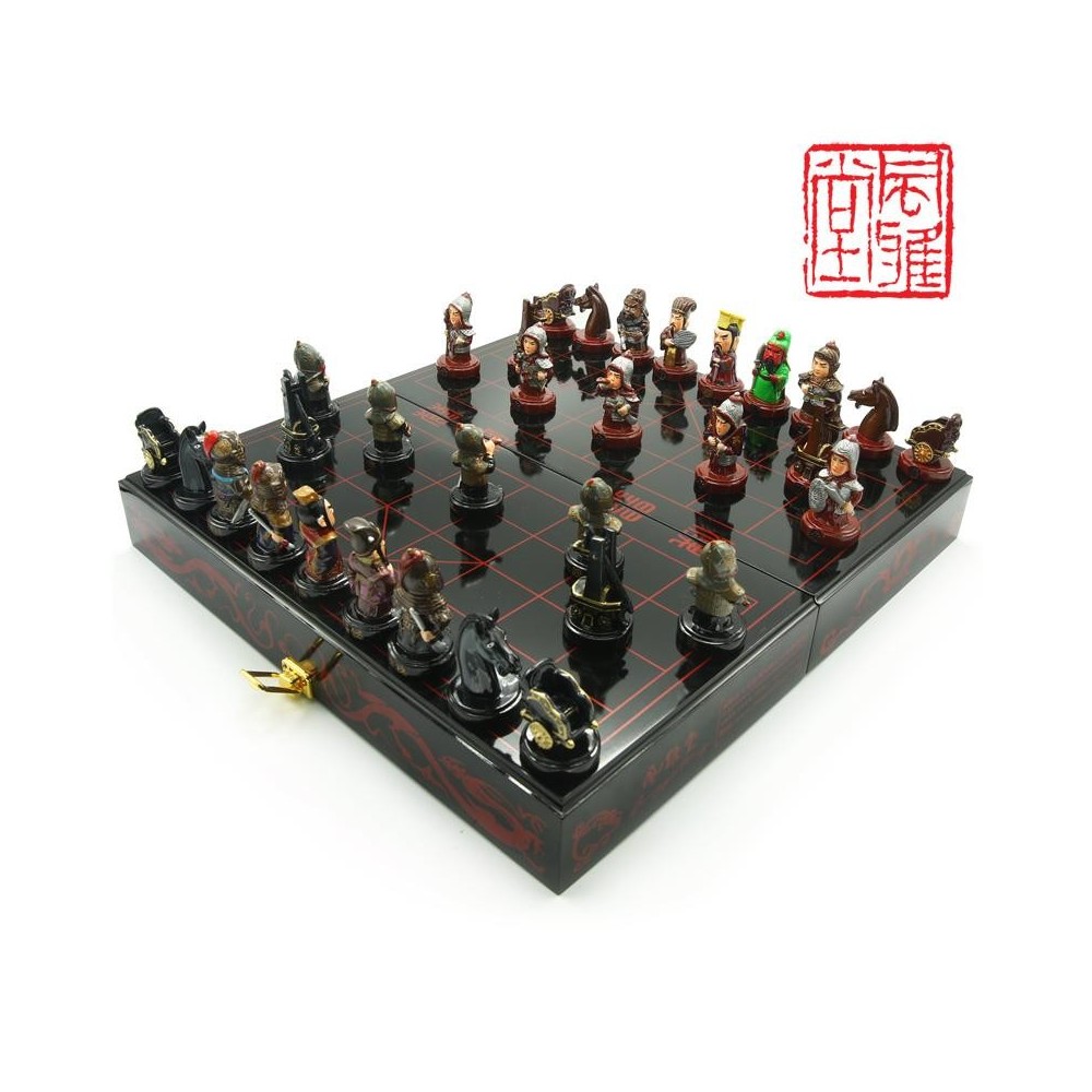 Three Kingdoms 3D Character Chess Set – Creative Chinese-Style Gift