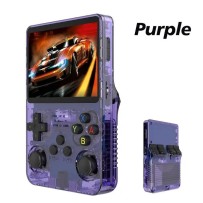 Portable handheld gaming console with retro arcade games, nostalgic 3D, dual system