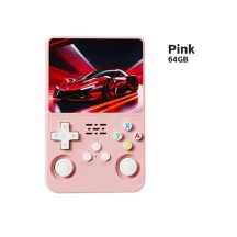 Portable handheld gaming console with retro arcade games, nostalgic 3D, dual system