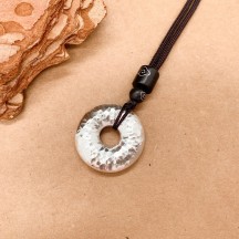 Pure silver pendant antique pendant PingAn buckle, healthy, smooth and comfortable buckle