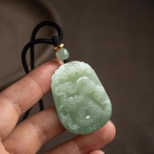 Chinese Zodiac Hetian Jade Pendant