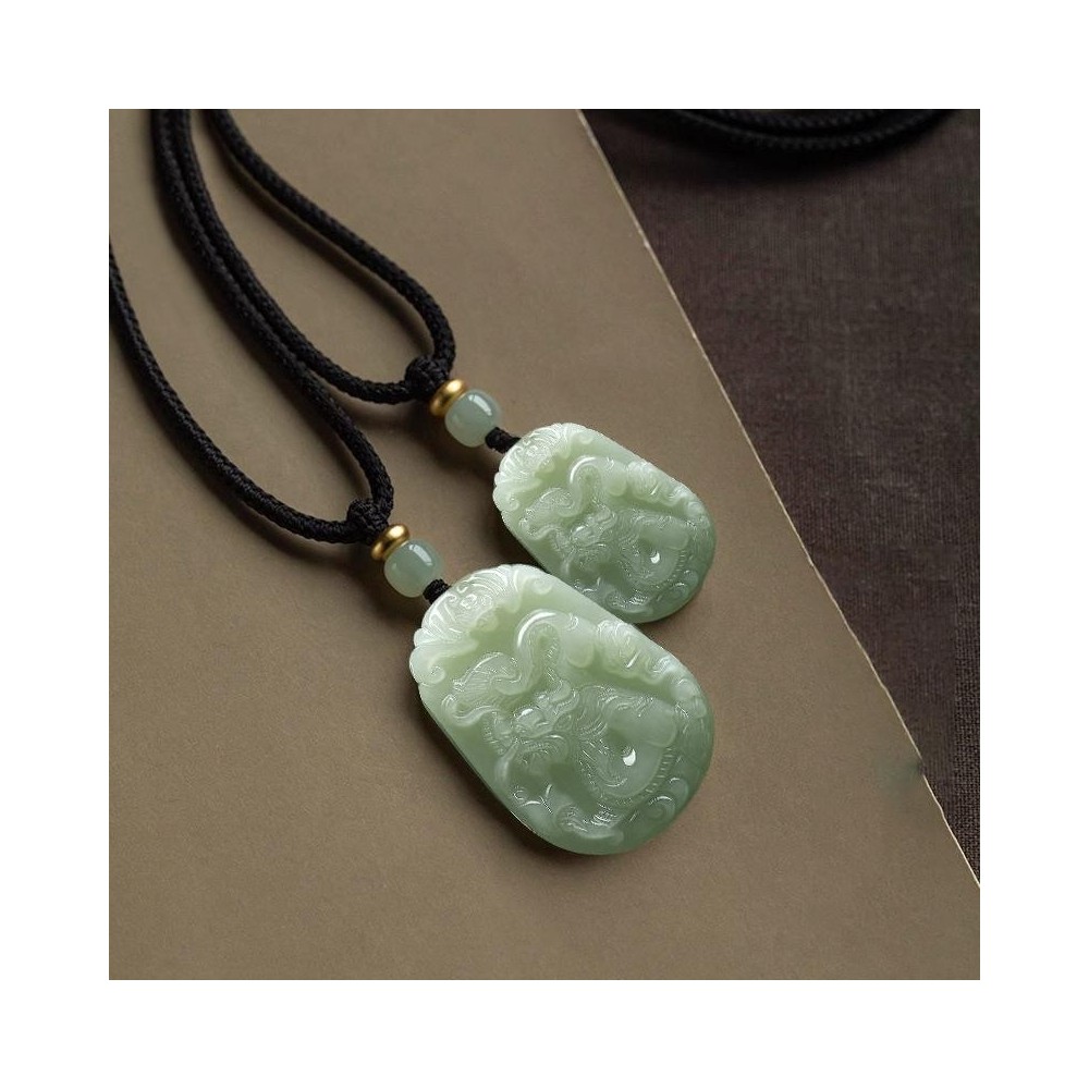 Chinese Zodiac Hetian Jade Pendant