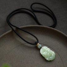 Chinese Zodiac Hetian Jade Pendant