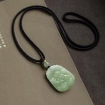Chinese Zodiac Hetian Jade Pendant