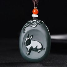 Zodiac Buddha Pendant Pagoda Jade Fine Material