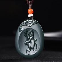 Zodiac Buddha Pendant Pagoda Jade Fine Material