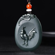 Zodiac Buddha Pendant Pagoda Jade Fine Material