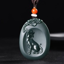 Zodiac Buddha Pendant Pagoda Jade Fine Material