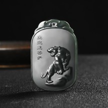 Zodiac Buddha Pendant Pagoda Jade Fine Material