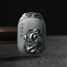 Zodiac Buddha Pendant Pagoda Jade Fine Material