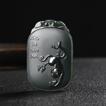 Zodiac Buddha Pendant Pagoda Jade Fine Material