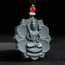 Zodiac Buddha Pendant Pagoda Jade Fine Material