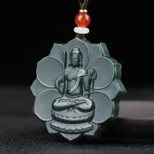 Zodiac Buddha Pendant Pagoda Jade Fine Material