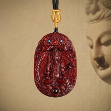 Rosewood Buddha amulet eight guardian gods pendant natal Buddha