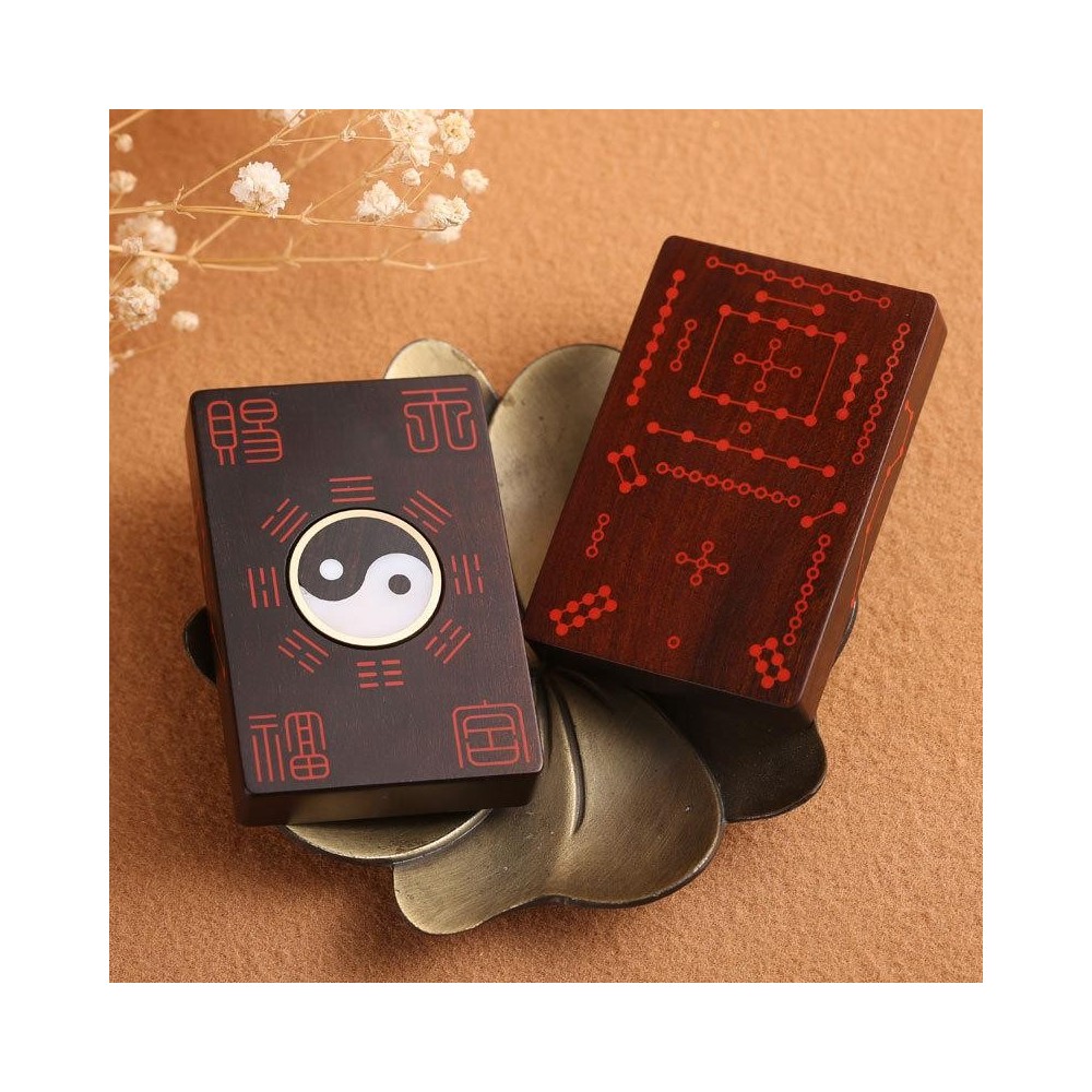 The Taoist instrument Hetu Luoshu made of jujube wood struck by lightning The Taoist instrument Hetu Luoshu made of jujube wood struck by lightning
