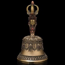 Tibetan relief copper-cast vajra bell pestle five-pronged phurba vajra dagger craft ornaments